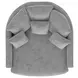 Matty Pewter 57" Cuddle Chaise