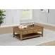 Payne Distressed Brown Rectangular Lift Top Coffee Table