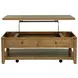 Payne Distressed Brown Rectangular Lift Top Coffee Table