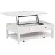 Payne Distressed White Rectangular Lift Top Coffee Table