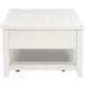 Payne Distressed White Rectangular Lift Top Coffee Table