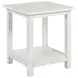 Payne Distressed White End Table
