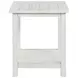 Payne Distressed White End Table