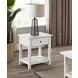 Payne Distressed White 1 Drawer End Table