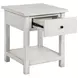 Payne Distressed White Rectangular Lift Top Occassional Table Set