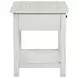Payne Distressed White 1 Drawer End Table
