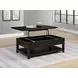 Payne Distressed Java Rectangular Lift Top Coffee Table