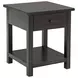 Payne Distressed Java 1 Drawer End Table