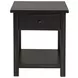 Payne Distressed Java 1 Drawer End Table