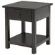 Payne Distressed Java 1 Drawer End Table