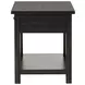 Payne Distressed Java 1 Drawer End Table