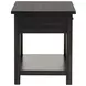 Payne Distressed Java 1 Drawer End Table