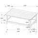 Payne Distressed Java Coffee Table