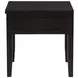 Concord Distressed Java 1 Drawer Square End Table