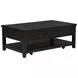 Concord Distressed Java 2 Drawer Rectangular Coffee Table