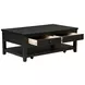 Concord Distressed Java 2 Drawer Rectangular Coffee Table