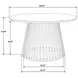 Touhy Natural Mango Round Coffee Table