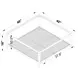 Lanewood Black And Glass Top Coffee Table