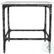 Ebby Antique Black 2 Piece Marble Top Nesting Occasional Table Set