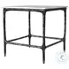 Ebby Antique Black 2 Piece Marble Top Nesting Occasional Table Set