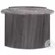 Gladstone Distressed Gray Faux Marble Round Coffee Table
