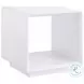 Paseo White High Gloss Rectangular Occasional Table Set