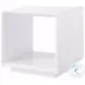 Paseo White High Gloss Rectangular Occasional Table Set