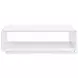 Paseo White High Gloss Rectangular Occasional Table Set
