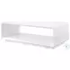 Paseo White High Gloss Rectangular Occasional Table Set