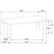 Castlewood Brown Oak Rectangular Coffee Table