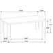 Castlewood Light Oak Rectangular Coffee Table