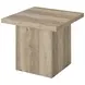 Devar Distressed Pine Square Occasional Table Set