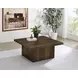 Devar Dark Pine Square Coffee Table