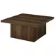 Devar Dark Pine Square Coffee Table