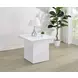 Devar White Square End Table