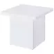 Devar White Square End Table