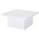 Devar White Square Coffee Table