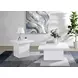 Devar White Square Coffee Table