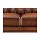 Lorwell Mocha Leather 61" Loveseat