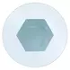 Noralie Silver and Gray 52" Round Glass Top Dining Table