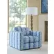 Key Biscayne Granville Indigo Upholstered Accent Chair