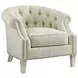 Kendrick Kensington Place Aqua Upholstered Lounge Chair with Nailhead Trim