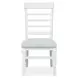 Harborwick White Upholstered Side Chair Set of 2