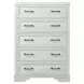 Foundry White Dove 5 Drawer Chest