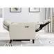 Arden Vanilla Top Grain Leather Zero Gravity Power Recliner with Power Headrest