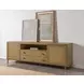 Arini Sand Wash 2 Door Rattan Cane TV Stand