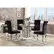 Noralie Silver 52" Round Dining Table