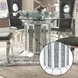 Noralie Silver 52" Round Dining Table