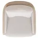 Nora Nathan Ginger and Light Brown Upholstered Swivel Accent Chair