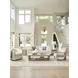 Sunset Key Roswell White 91" Sofa with Pillows